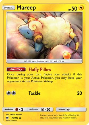 Mareep (75) 075  SM  Lost Thunder - Common