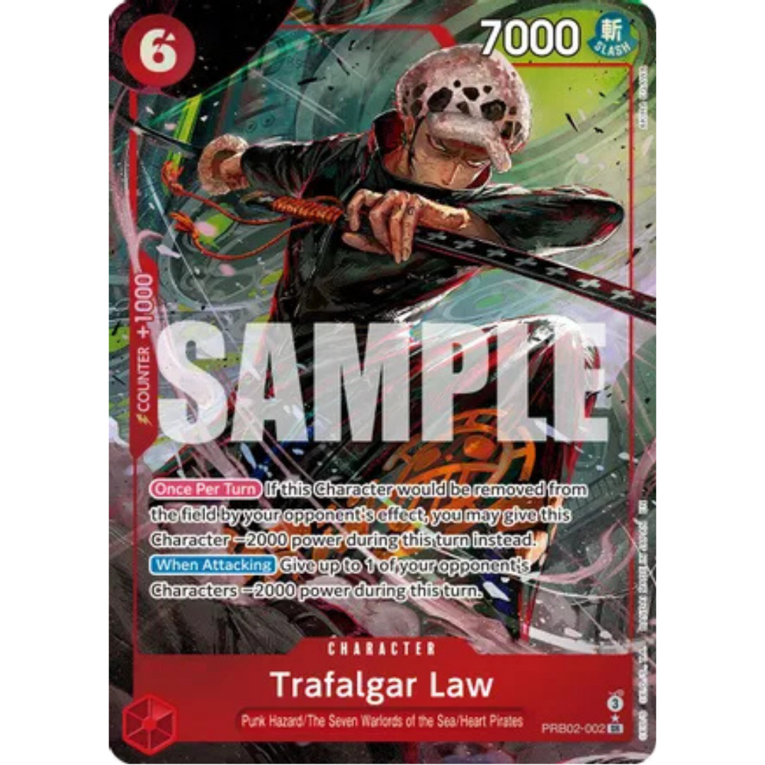 Trafalgar Law (Alternate Art) (PRB02-002) - Premium Booster -The Best- Vol. 2 Foil