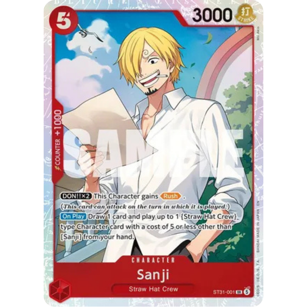Sanji (ST31-001) - Starter Deck 31: RED Monkey.D.Luffy Foil