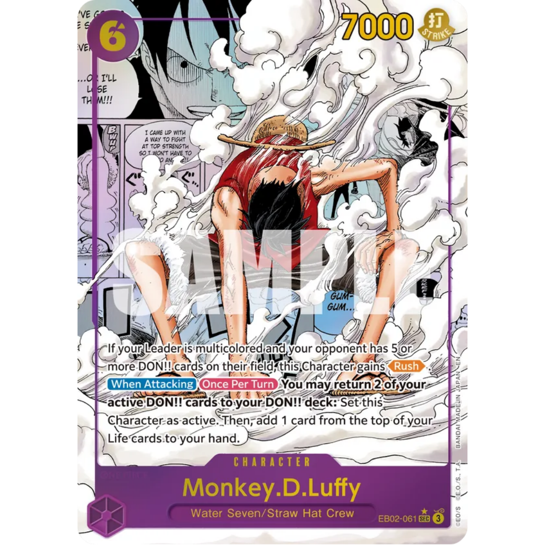 Monkey.D.Luffy (061) (Manga) (EB02-061) - Extra Booster: Anime 25th Collection Foil