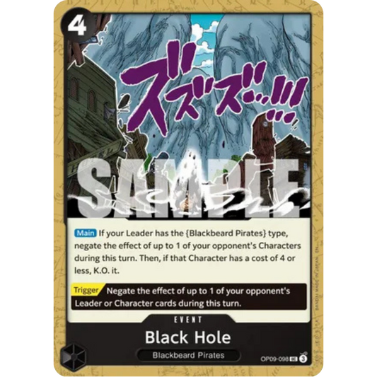 Black Hole (Reprint) (OP09-098) - Premium Booster -The Best- Vol. 2
