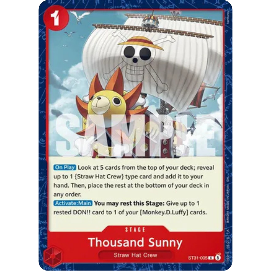 Thousand Sunny (ST31-005) - Starter Deck 31: RED Monkey.D.Luffy