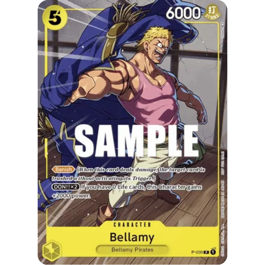 Bellamy (Pirates Party Vol. 4) (P-039) - One Piece Promotion Cards
