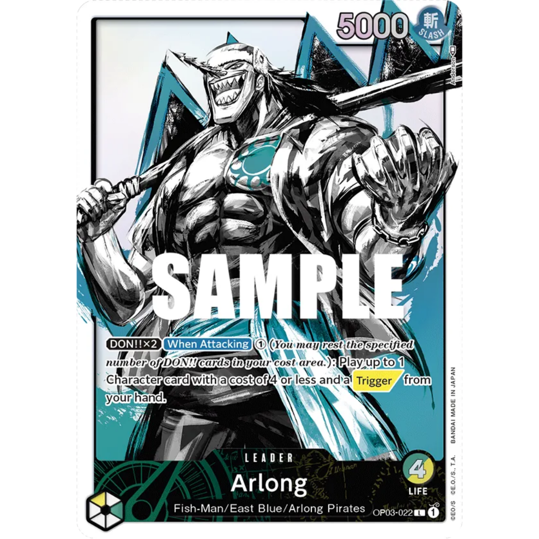 Arlong (Alternate Art) (OP03-022) - Pillars of Strength Foil