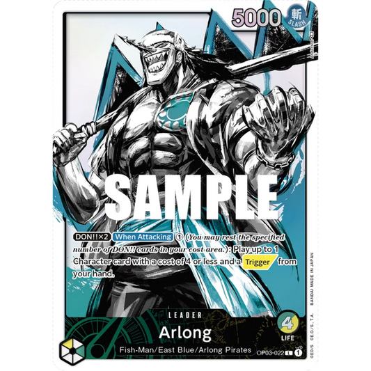 Arlong (Alternate Art) (OP03-022) - Pillars of Strength Foil