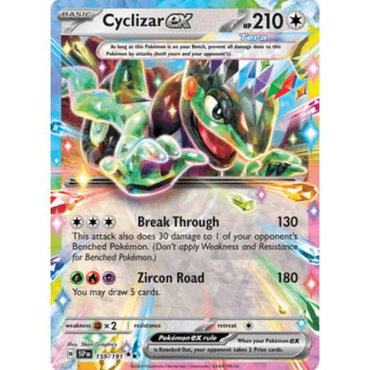 Cyclizar ex 159/191  - Holofoil SV08 Surging Sparks - Double Rare