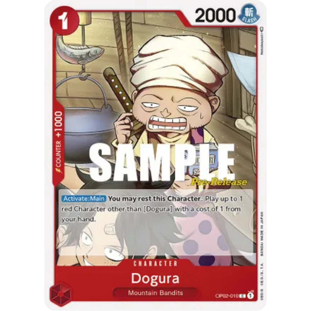 Dogura (OP02-010) - Paramount War Pre-Release Cards