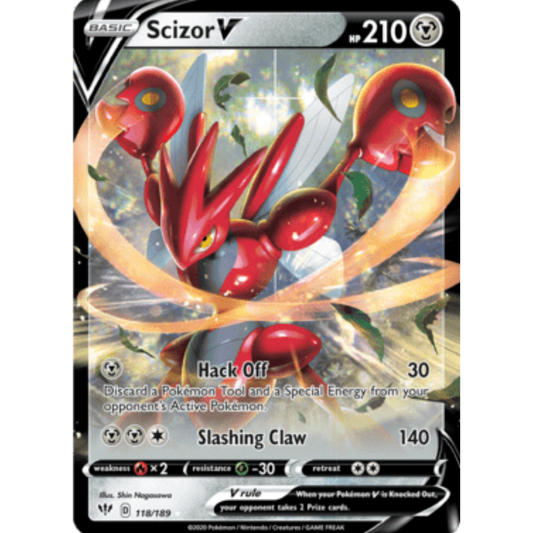 Scizor V (118/189) [Sword & Shield: Darkness Ablaze]