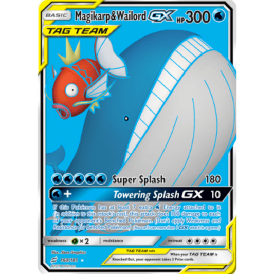 Magikarp & Wailord GX (160/181) [Sun & Moon: Team Up]
