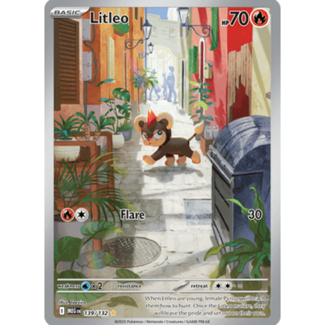 Litleo 139/132  - Holofoil ME01 Mega Evolution - Shiny Rare