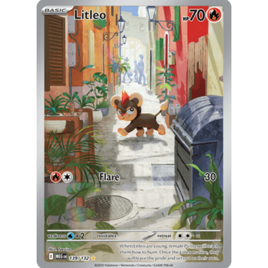 Litleo 139/132  - Holofoil ME01 Mega Evolution - Shiny Rare