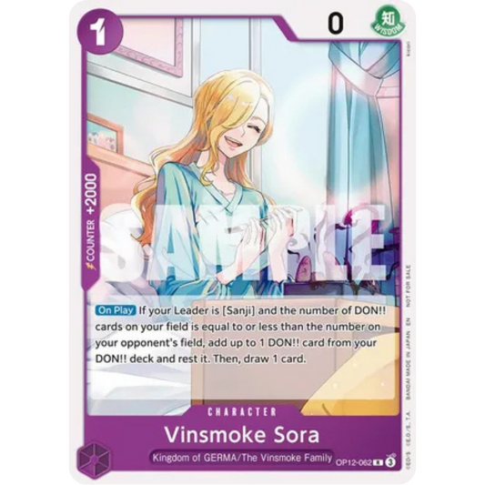 Vinsmoke Sora (Tournament Pack 2026 Vol. 1) (OP12-062) - One Piece Promotion Cards