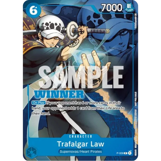 Trafalgar Law - P-009 (Winner Pack Vol. 1) (P-009) - One Piece Promotion Cards