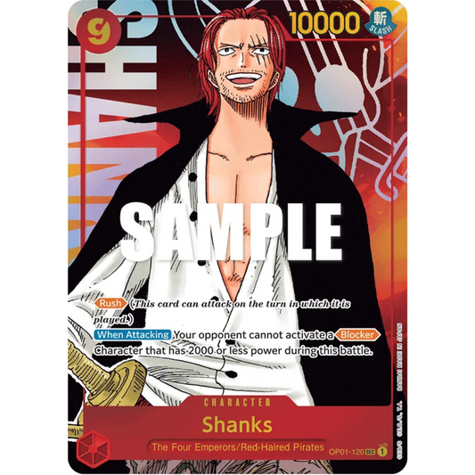 Shanks (Parallel) (OP01-120) - Romance Dawn Foil