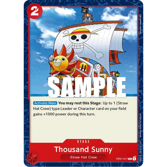 Thousand Sunny (ST01-017) - Starter Deck 1: Straw Hat Crew