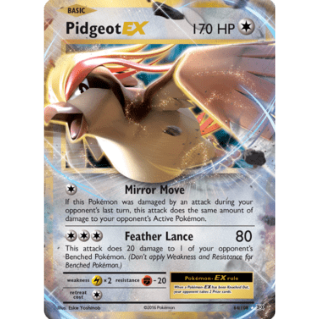 Pidgeot EX 064/108  - Holofoil XY  Evolutions - Ultra Rare