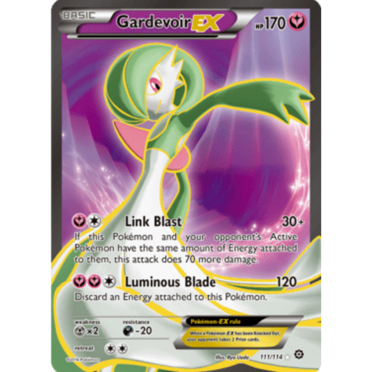 Gardevoir EX (Full Art) 111/114  - Holofoil XY  Steam Siege - Ultra Rare