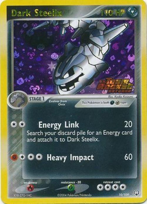 Dark Steelix 010  - Reverse Holofoil Team Rocket Returns - Holo Rare