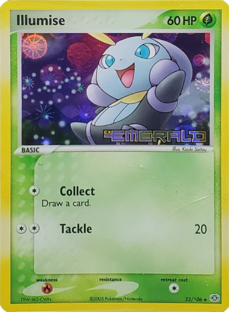 Illumise  - Reverse Holofoil Emerald - Uncommon