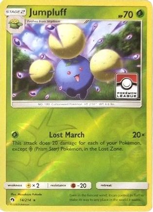 Jumpluff 014/214  - Reverse Holofoil League & Championship Cards - Promo