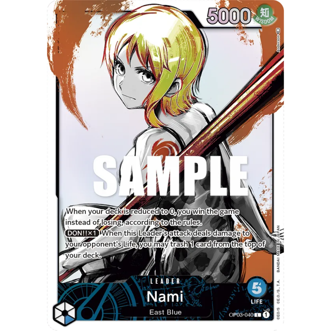 Nami (040) (Alternate Art) (OP03-040) - Pillars of Strength Foil