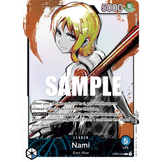 Nami (040) (Alternate Art) (OP03-040) - Pillars of Strength Foil