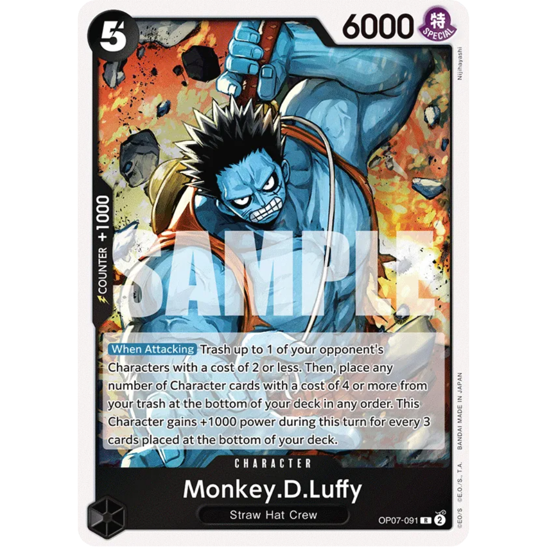 Monkey.D.Luffy (091) (OP07-091) - 500 Years in the Future Foil