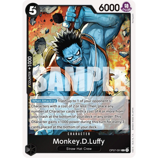 Monkey.D.Luffy (091) (OP07-091) - 500 Years in the Future Foil