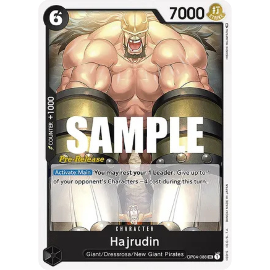 Hajrudin (OP04-088) - Kingdoms of Intrigue Pre-Release Cards