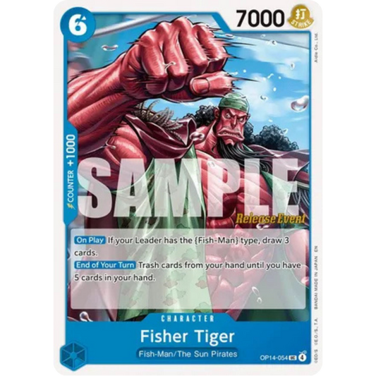 Fisher Tiger (OP14-054) - The Azure Sea's Seven Release Event Cards