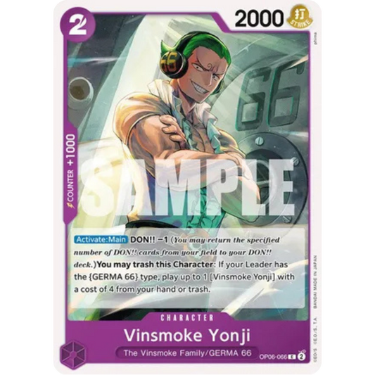 Vinsmoke Yonji (066) (OP06-066) - Wings of the Captain