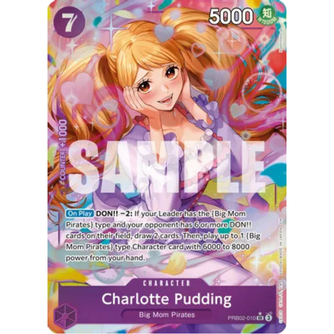 Charlotte Pudding (Alternate Art) (PRB02-010) - Premium Booster -The Best- Vol. 2 Foil