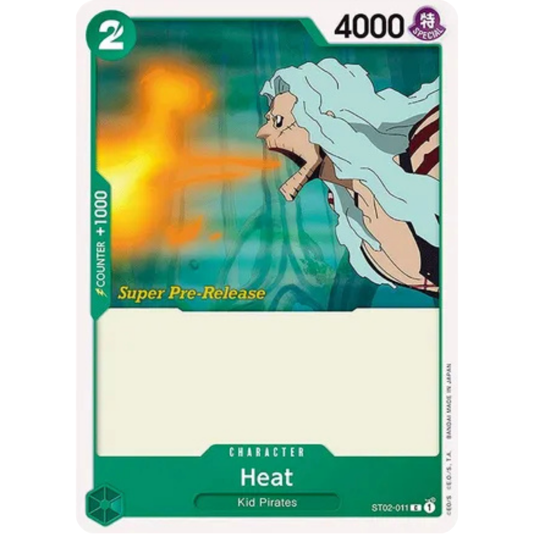 Heat (ST02-011) - Super Pre-Release Starter Deck 2: Worst Generation