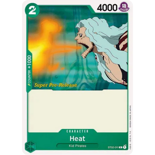 Heat (ST02-011) - Super Pre-Release Starter Deck 2: Worst Generation