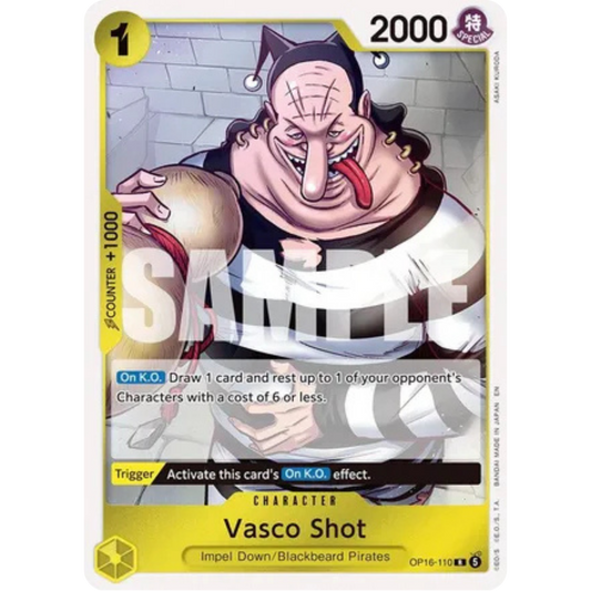 Vasco Shot (OP16-110) - The Time of Battle Foil