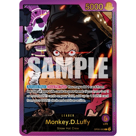 Monkey.D.Luffy (SPR) (OP05-060) - Extra Booster: Anime 25th Collection Foil
