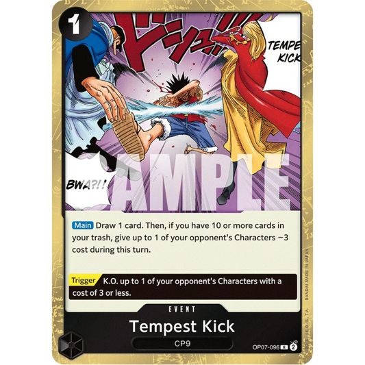 Tempest Kick (OP07-096) - 500 Years in the Future Foil