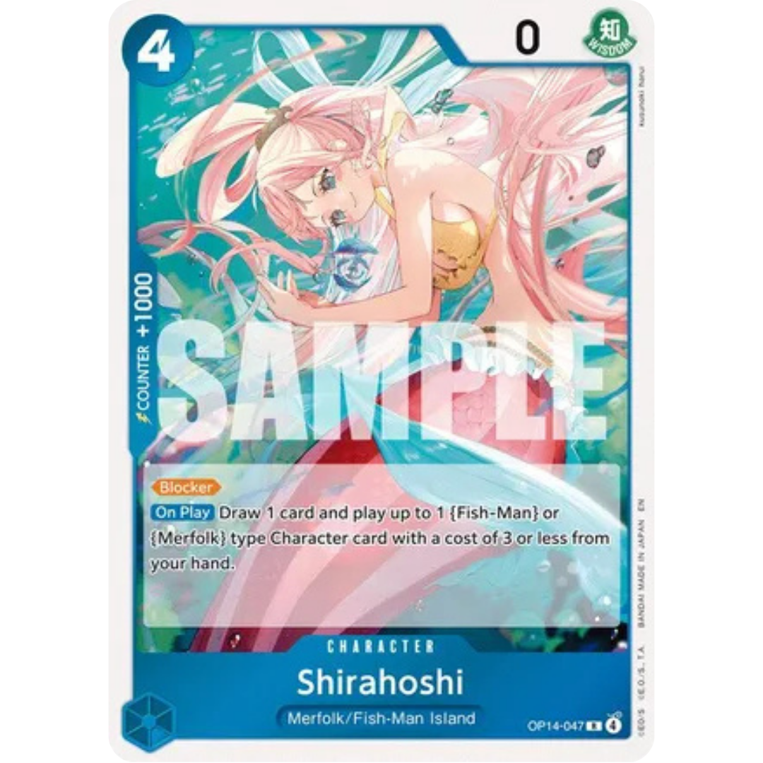 Shirahoshi (OP14-047) - The Azure Sea's Seven Foil