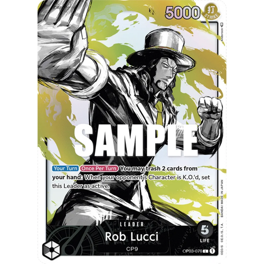 Rob Lucci (076) (Alternate Art) (OP03-076) - Pillars of Strength Foil