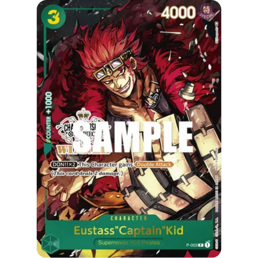 Eustass"Captain"Kid (Store Championship Vol. 2 Winner) (P-003) - One Piece Promotion Cards Foil