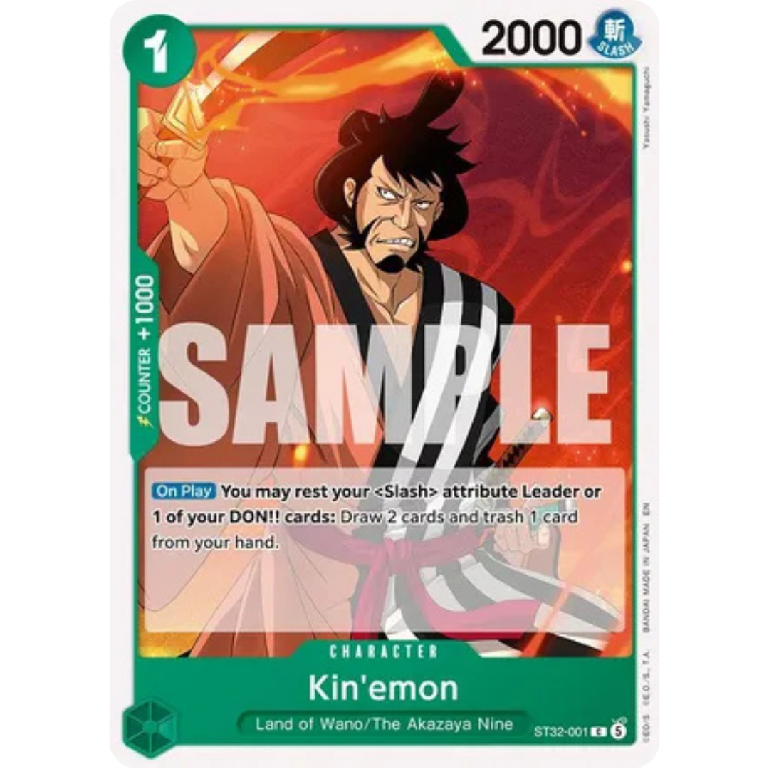 Kin'emon (ST32-001) - Starter Deck 32: GREEN Roronoa Zoro