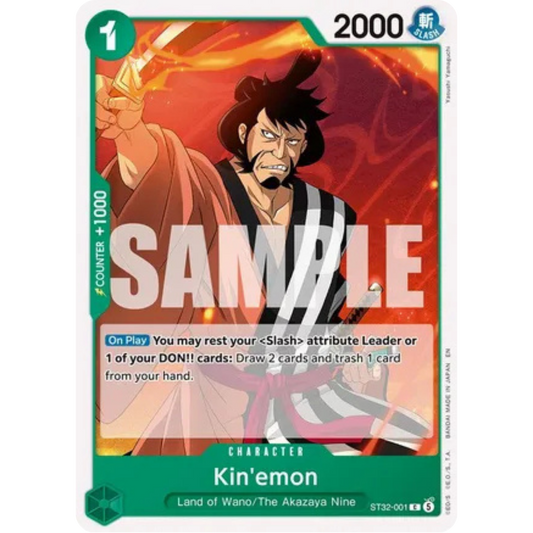 Kin'emon (ST32-001) - Starter Deck 32: GREEN Roronoa Zoro