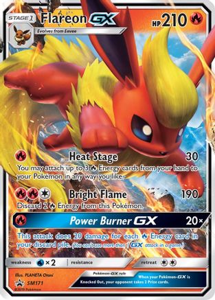 Flareon GX SM171  - Holofoil SM Promos - Promo