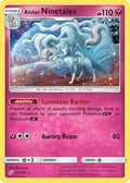 Alolan Ninetales 111  - Holofoil SM  Team Up - Holo Rare