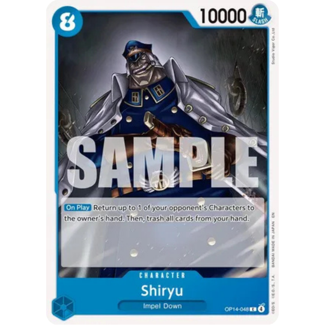 Shiryu (OP14-048) - The Azure Sea's Seven