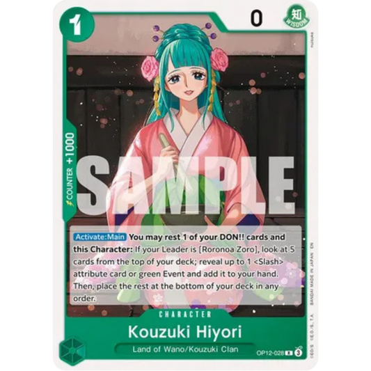Kouzuki Hiyori (OP12-028) - Starter Deck 32: GREEN Roronoa Zoro
