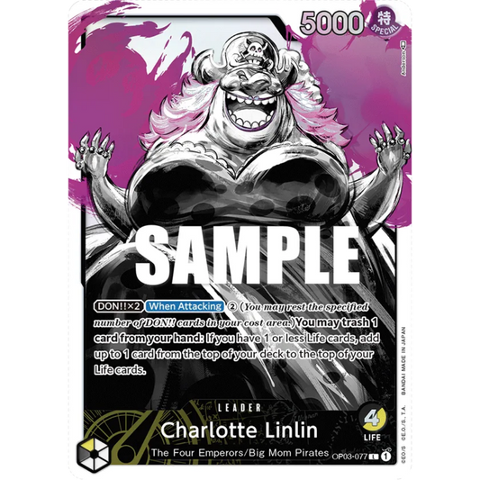 Charlotte Linlin (077) (Alternate Art) (OP03-077) - Pillars of Strength Foil