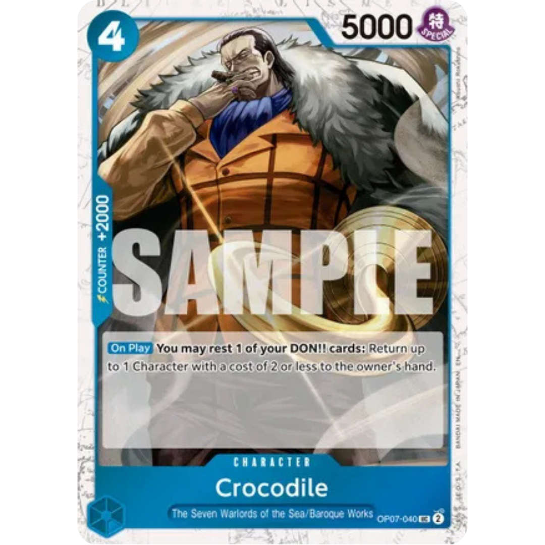 Crocodile - OP07-040 (Pirate Foil) (OP07-040) - Premium Booster -The Best- Vol. 2 Foil