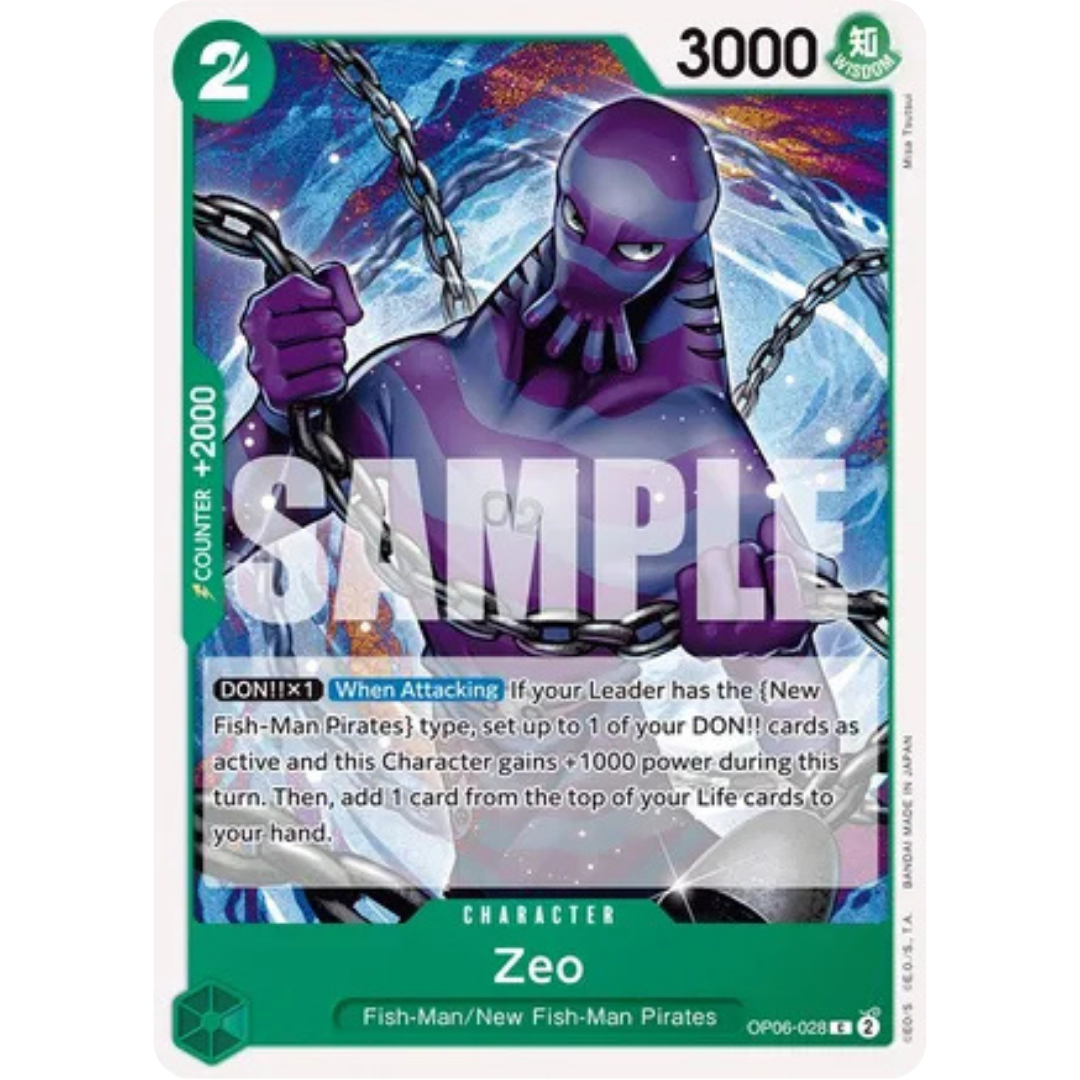 Zeo (OP06-028) - Wings of the Captain