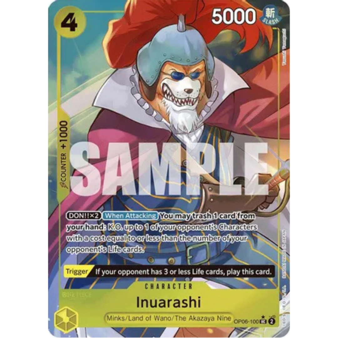 Inuarashi (Full Art) (OP06-100) - Premium Booster -The Best- Foil